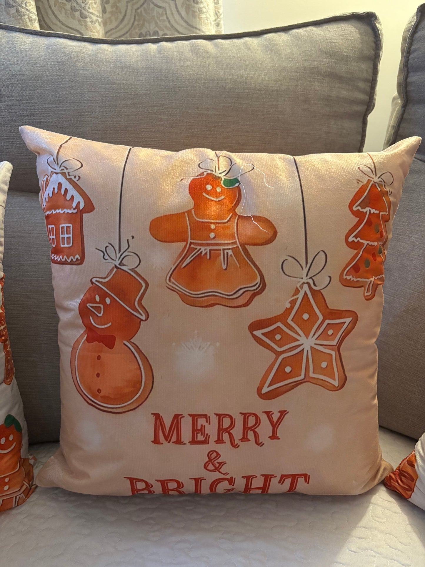 Gingerbread Bakeshop Pillow Set